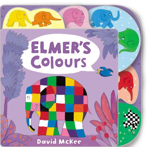Elmer&#39;s Colours: Tabbed Board Book