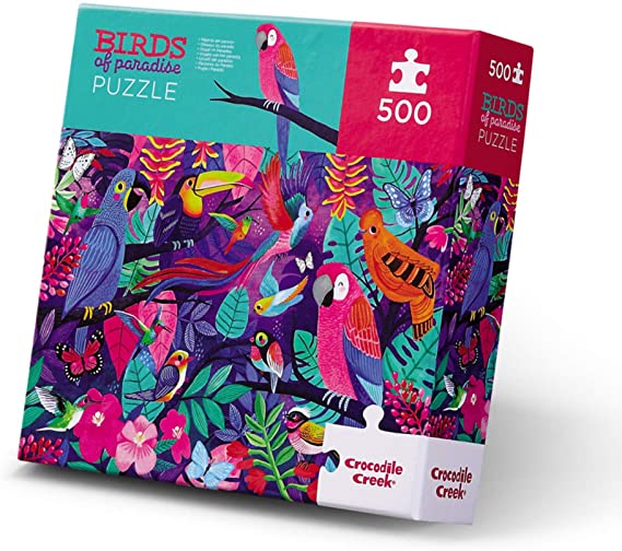 crocodile creek birds of paradise puzzle 500pcs bookazine