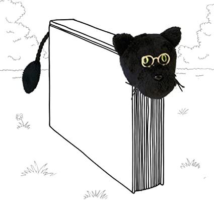 Book-Tails Bookmark Black Cat