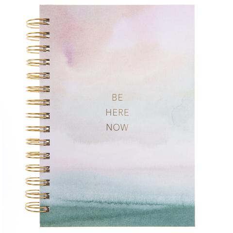 Spiral Hardcover Journal Be Here Now 6X8