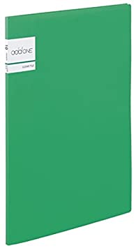 Sekisei AD-2011-30 Adone Clear File, A4-S, 10 Pockets, Green