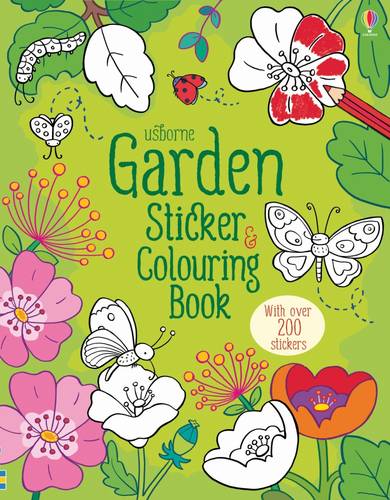 Garden Sticker and Colouring Book