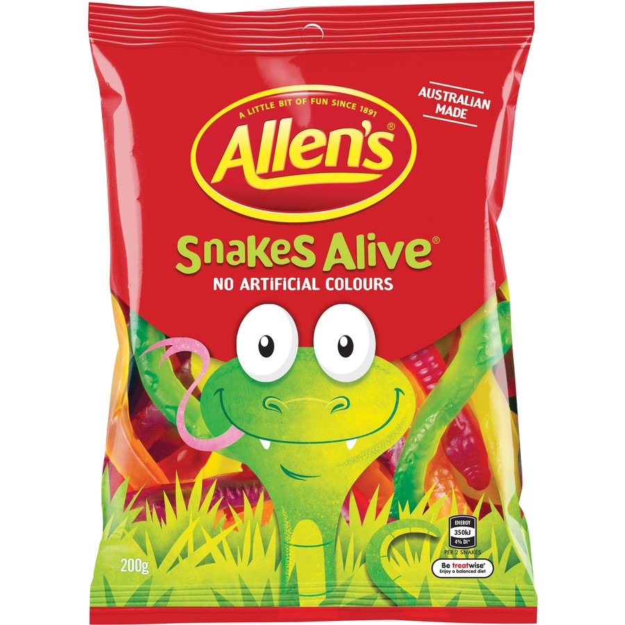 Allen&#39;s Snakes Alive 200G