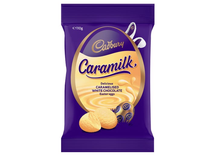 Cadbury Caramilk Egg Bag 110G