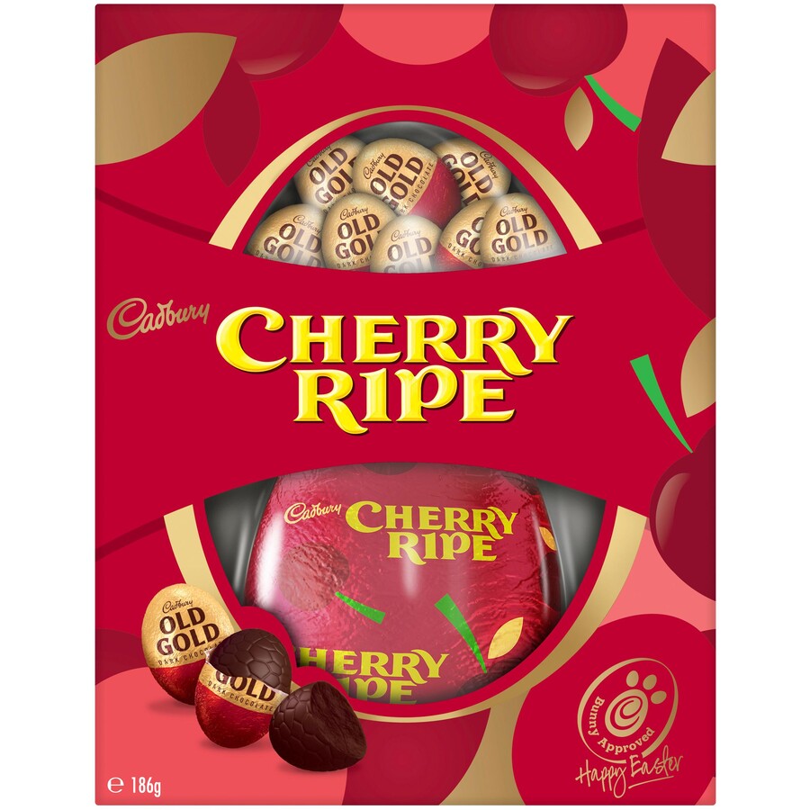 Cadbury Cherry Ripe Gift Box 186G