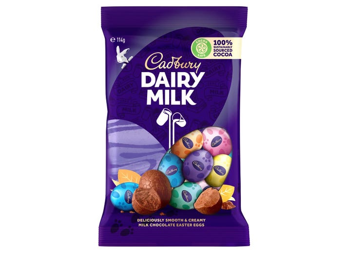 Cadbury Dairy Milk Egg Bag 114G | Bookazine HK