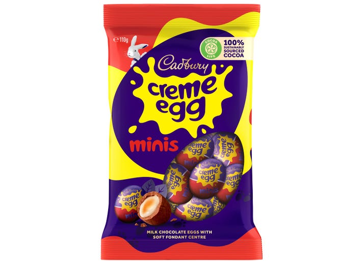 Cadbury Crème Egg Mini Eggs Bag 110G | Bookazine HK