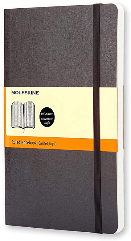 Moleskine Classic Notebook, Soft Cover, Pocket (3.5&quot; x 5.5&quot;) Ruled/Lined, Black, 192 Pages