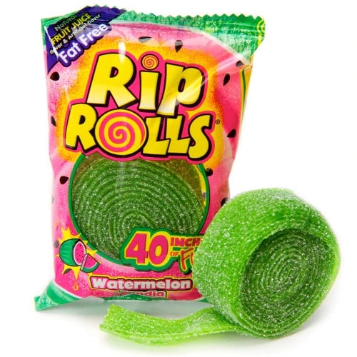 Rip Rolls Sour Watermelon 1.4Oz