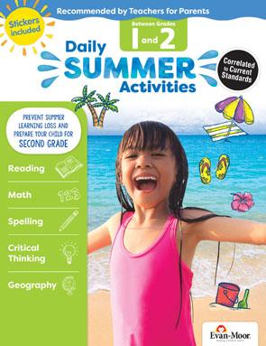 Daily Summer Activities: Moving from 1st Grade to 2nd Grade, Grades 1-2 (Student)