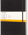 Moleskine Classic Notebook, Hard Cover, XL (7.5" x 9.5") Ruled/Lined, Black, 192 Pages