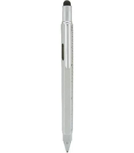 Monteverde USA One Touch Tool Pen, Ballpoint Pen, Silver (MV35211)