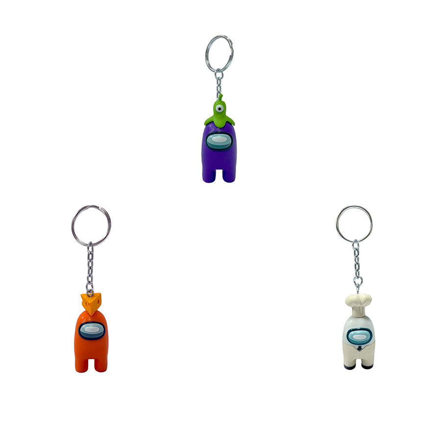 AMONG US FIGURAL KEYCHAINS 1PACK