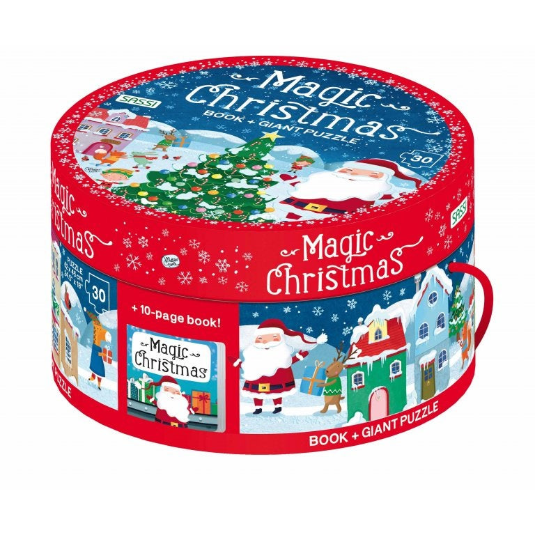 BOOK + GIANT PUZZLE - MAGIC CHRISTMAS