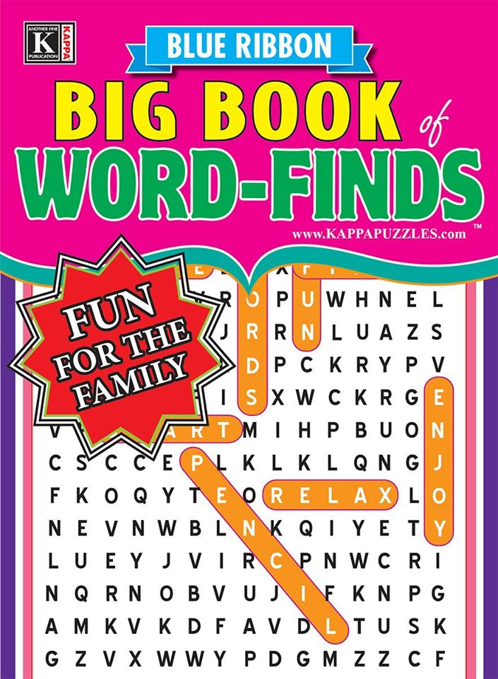 Blue Ribbon Word Finds