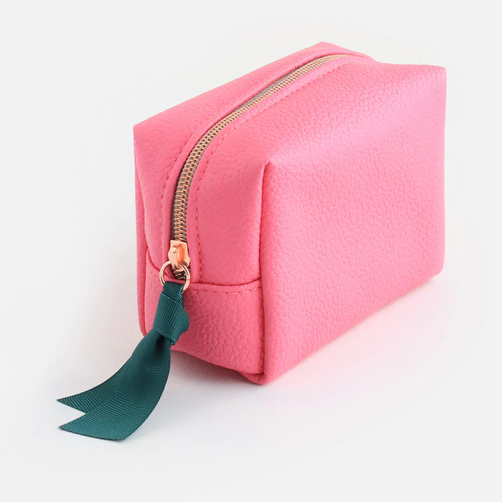 Joy Hot Pink Mini Cosmetic Bag - Bookazine