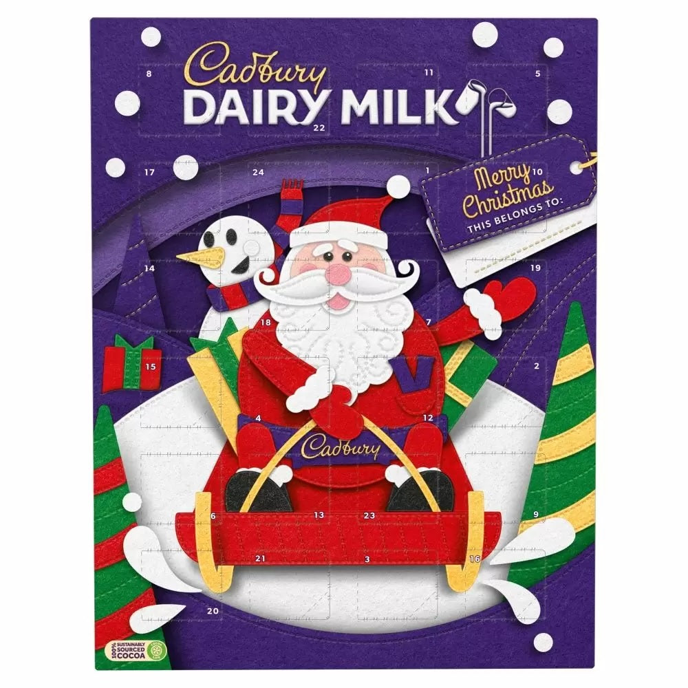 Cadbury Dairy Milk Advent Calendar 90G | Bookazine HK