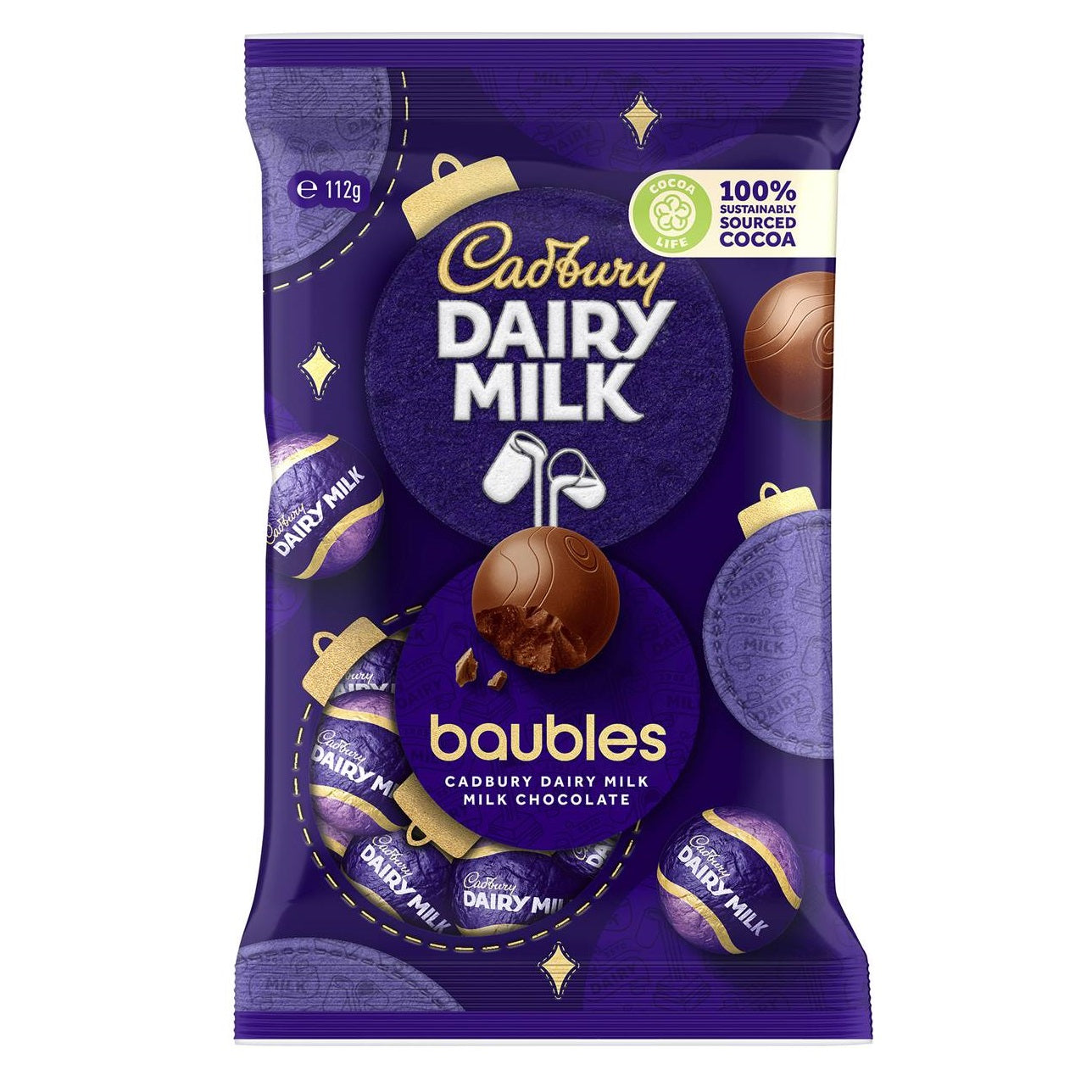 Cadbury Dairy Milk Bauble Bag 112G | Bookazine HK