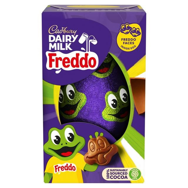 CADBURY DAIRY MILK FREDDO FACES EGG 96G