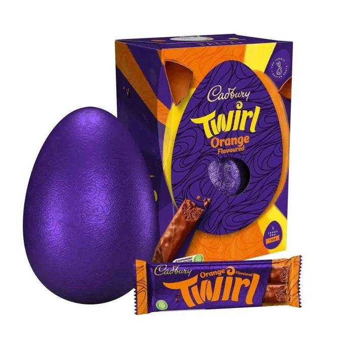 CADBURY TWIL ORANGE EGG 198G