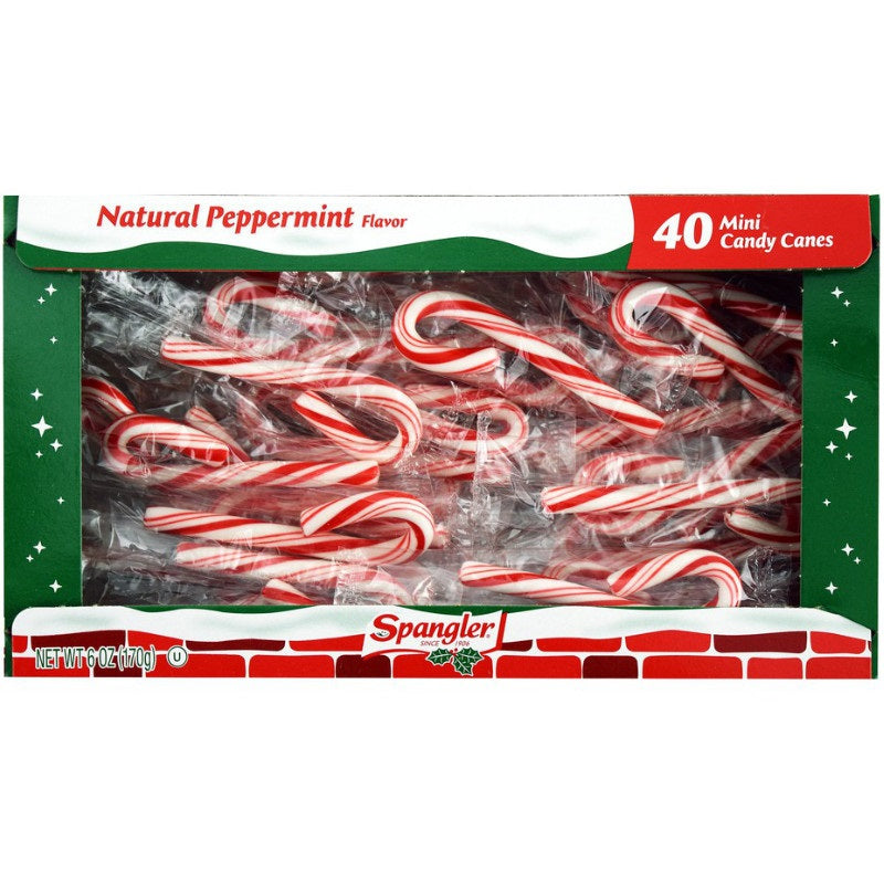 CANDY CANES MINI PEPPERMINT 6OZ