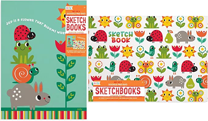 Doodle Pad Duo Sketchbooks Sunshine Garden Set Of 2 | Bookazine HK