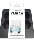 DrinksPlinks™ Ice Cube Tray - Statement Hexagons