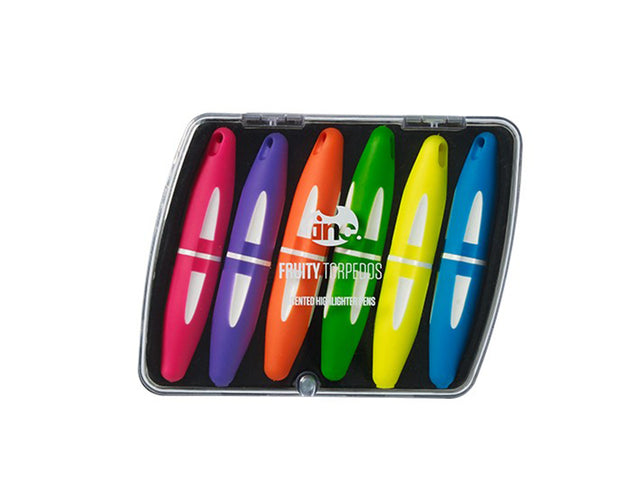 FRUITY TORPEDOES SCENTED HIGHLIGHTER PACK OF 6