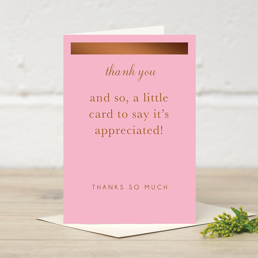 Thank You Card - Bookazine