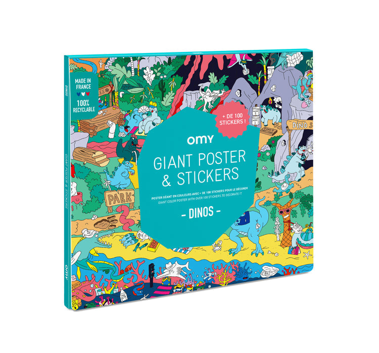Giant Sticker Poster - Dinos | Bookazine HK