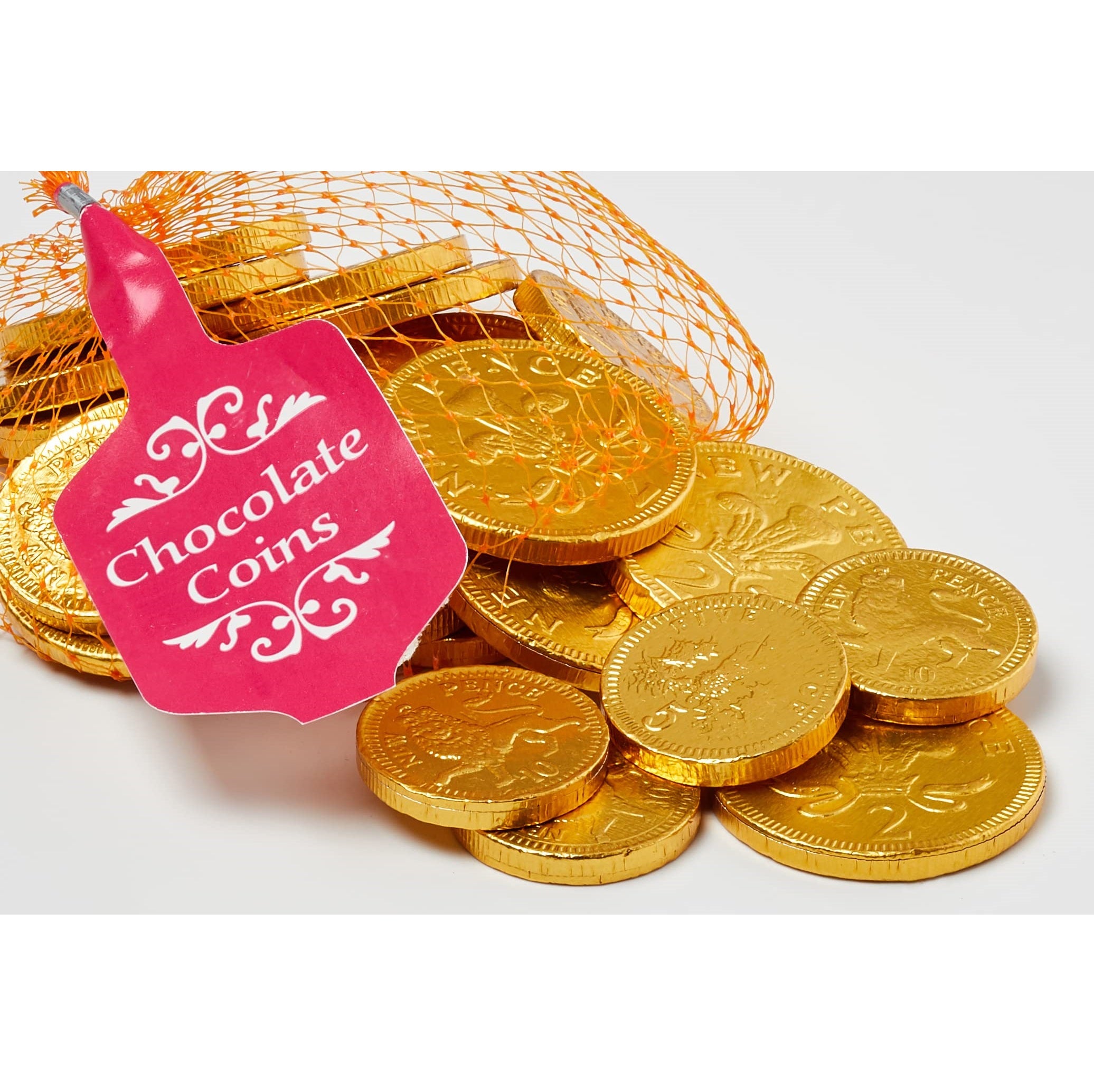 GOLD NET MILK CHOCOLATE COINS 100G