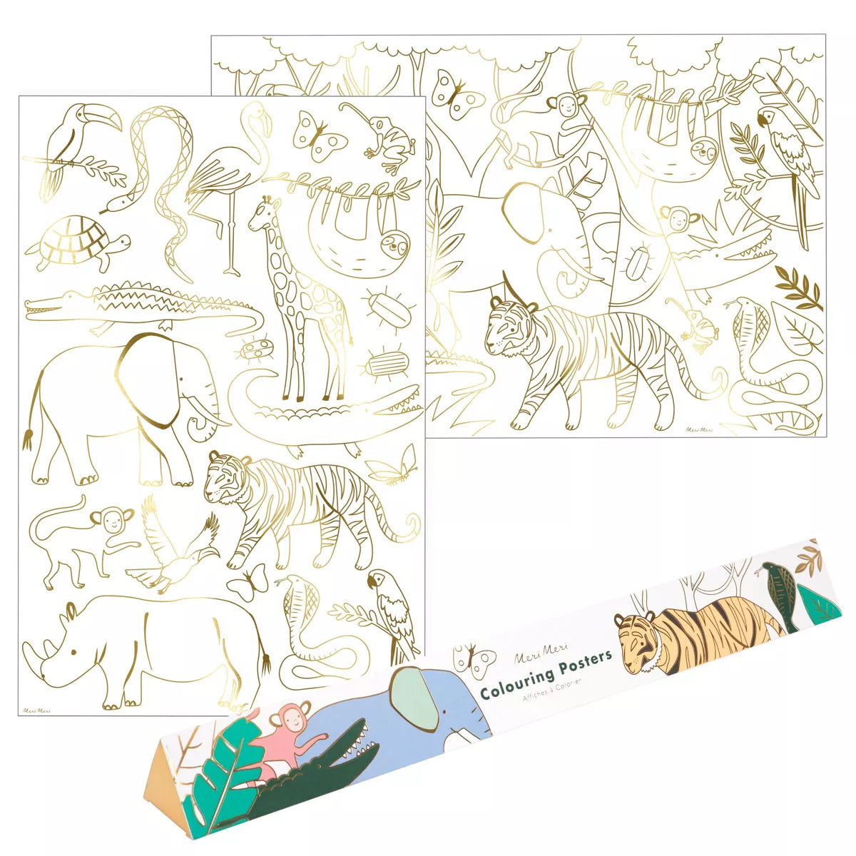 Jungle Coloring Posters (Pack of 2) | Bookazine HK