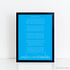 Goodbye Hong Kong Turquoise Print | Bookazine HK