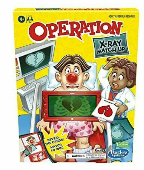 HASBRO OPERATION X-RAY MATCH UP GAME