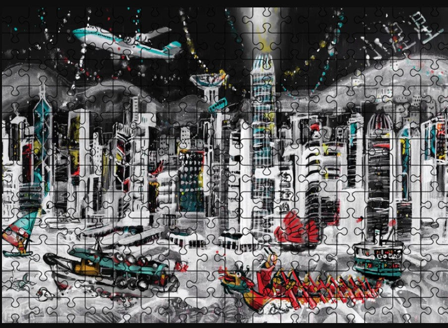 Hong Kong Festive Skyline Puzzle 500 Pcs | Bookazine HK