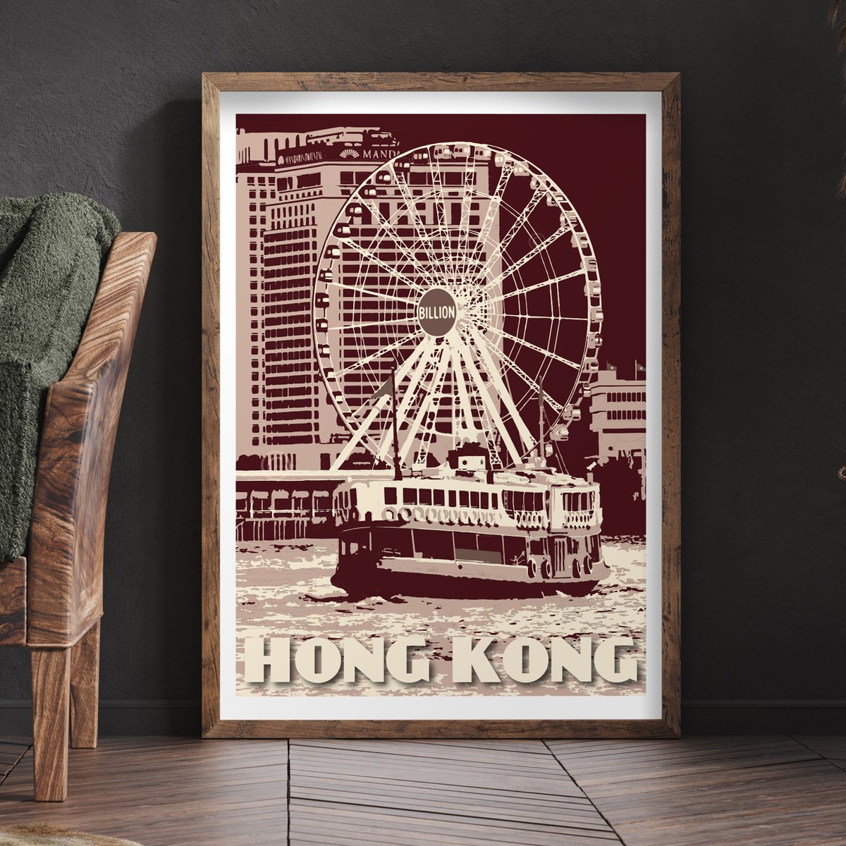Hong Kong Star Ferry Clay Fine Art Print | Bookazine HK