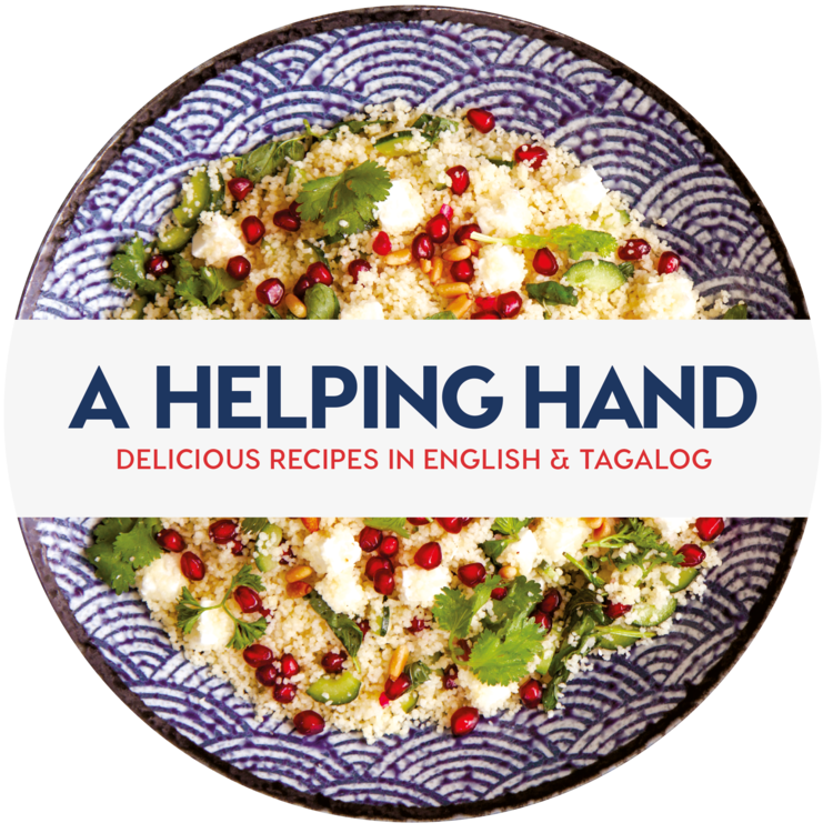 A Helping Hand: Delicious Recipes in English &amp; Tagalog