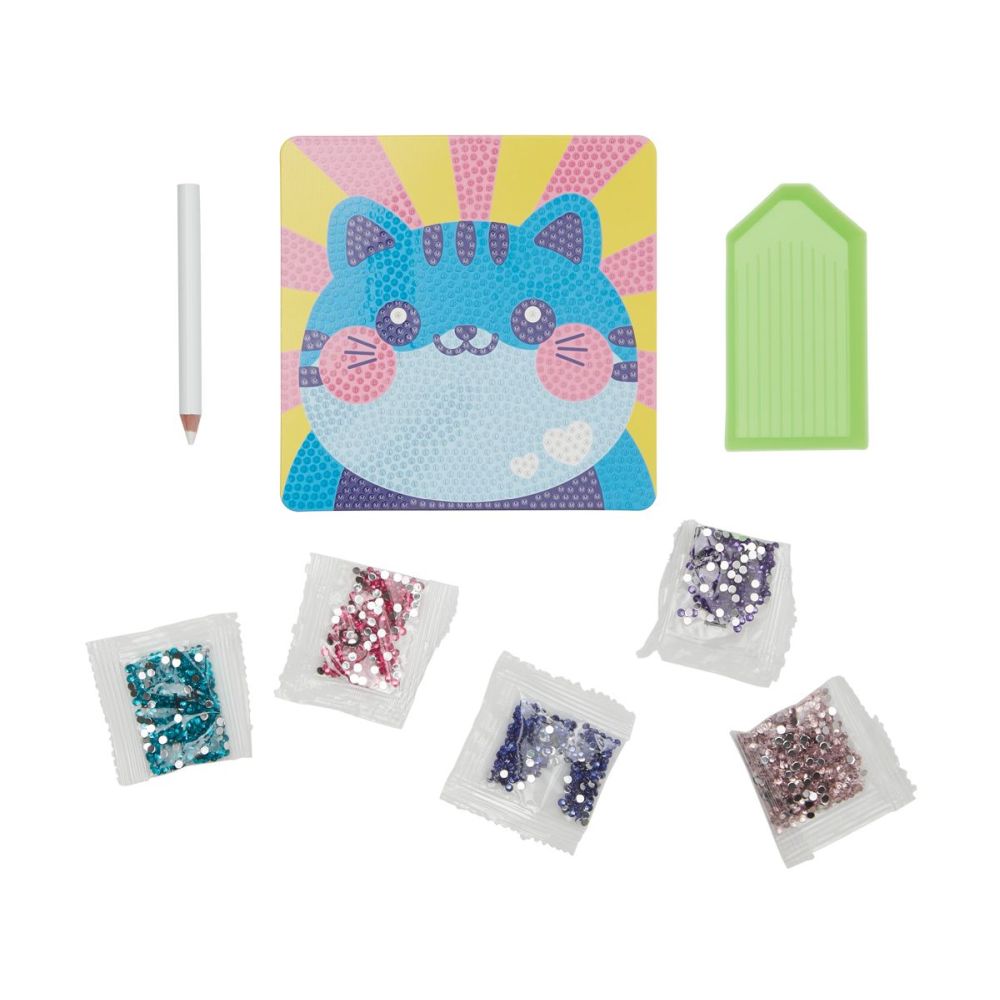 Razzle-Dazzle-Mini-DIY-Gem-Art-Kit-Cutesy-Cat- Bookazine - HK