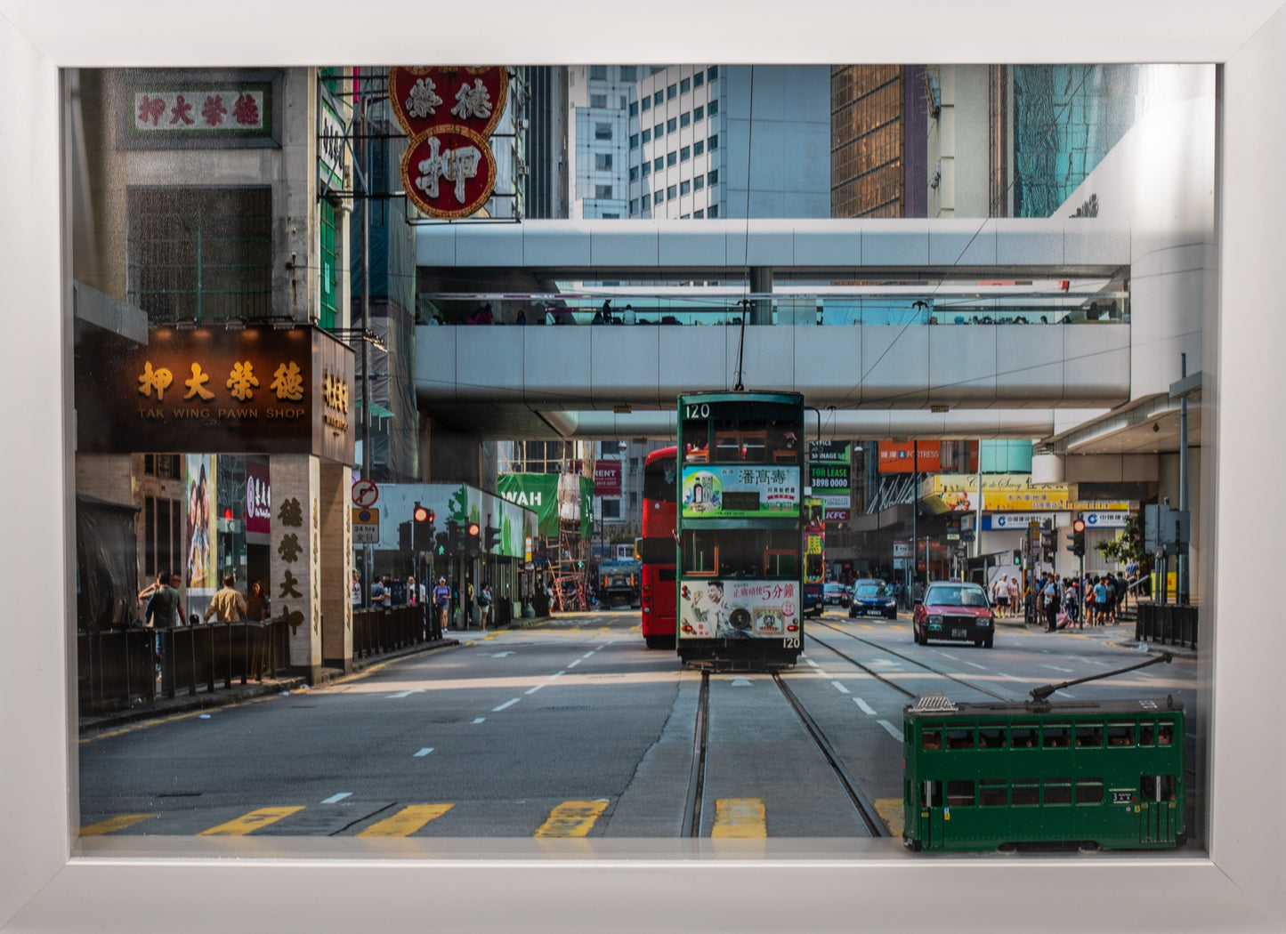 Tram 3D Print With White Frame | Bookazine HK