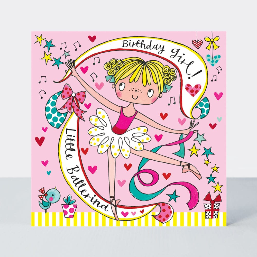 Birthday Girl! Little Ballerina Jigsaw Card - Bookazine