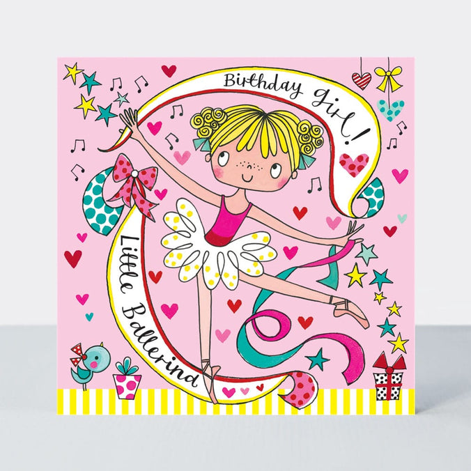 Birthday Girl! Little Ballerina Jigsaw Card - Bookazine