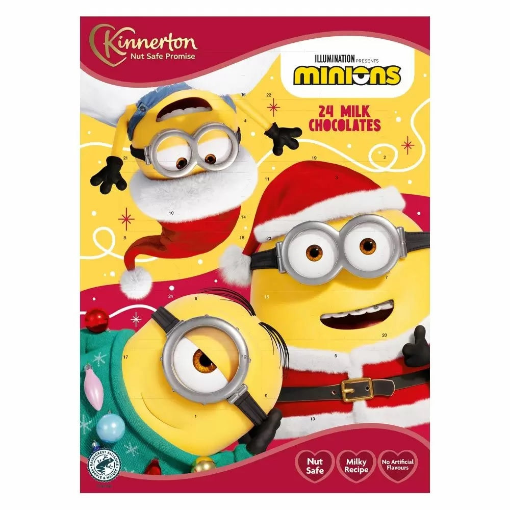 KINNERTON MINIONS ADVENT CALENDAR 40G