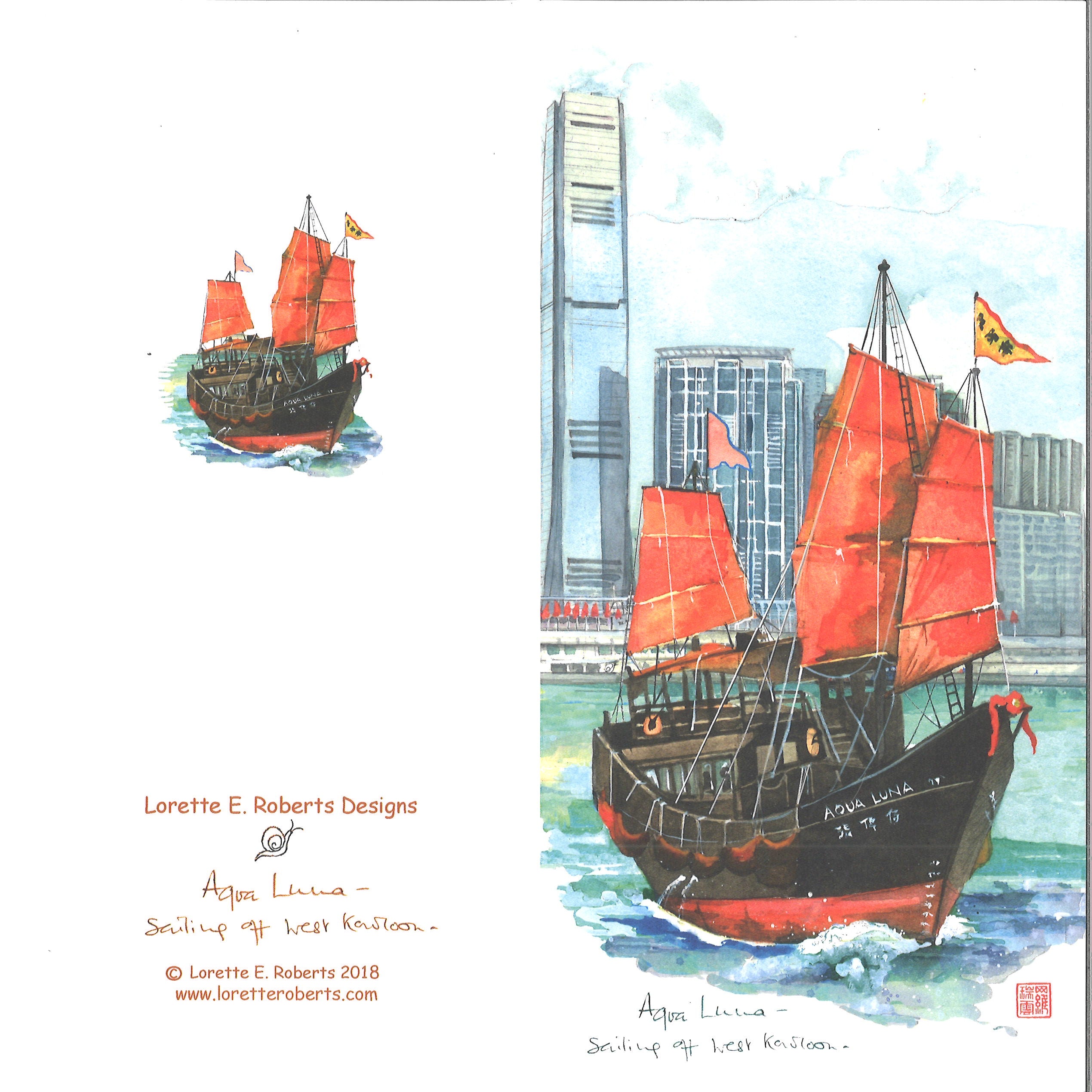 Aqua Luna (Lorette E. Roberts) - Bookazine HK
