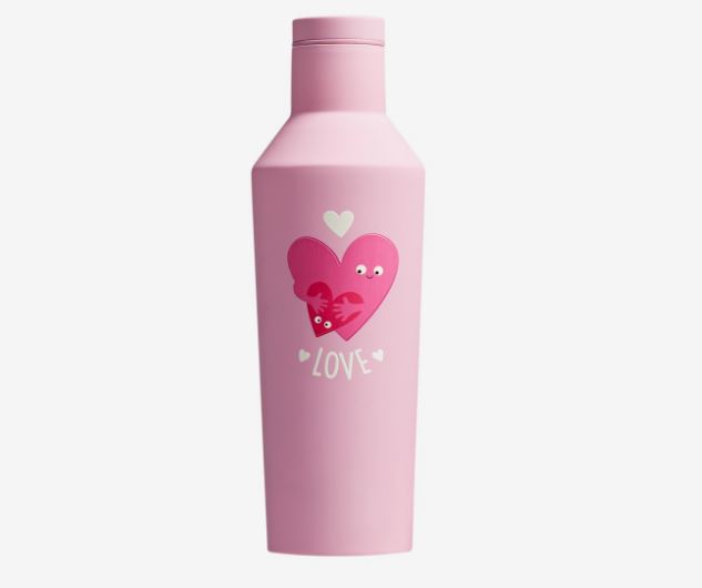 LOVELY MALLO HEART HOT & COLD WATER BOTTLE - PINK