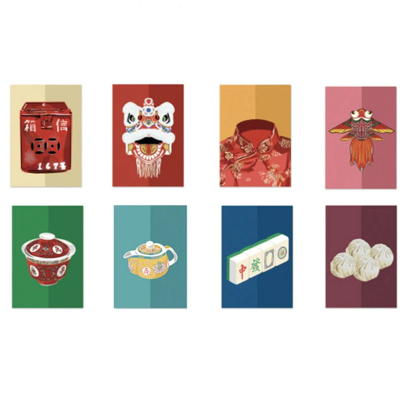 Greeting Cards Pack Of 8 - Unforgettable Hong Kong | Bookazine HK