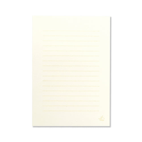 MY LETTER PAPER GOLD - LETTER PAPER PAD