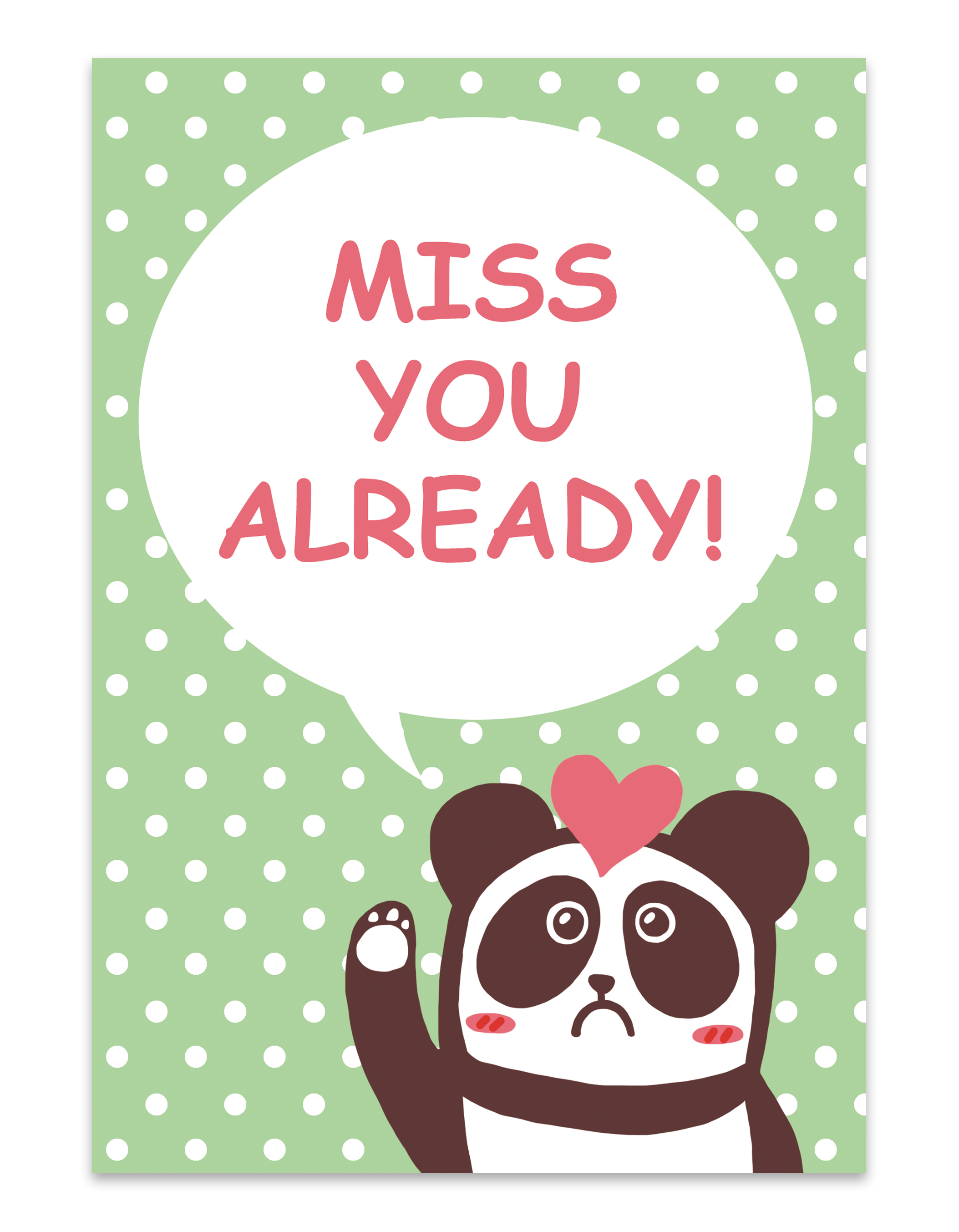 Miss You Already Greeting Card | Bookazine HK
