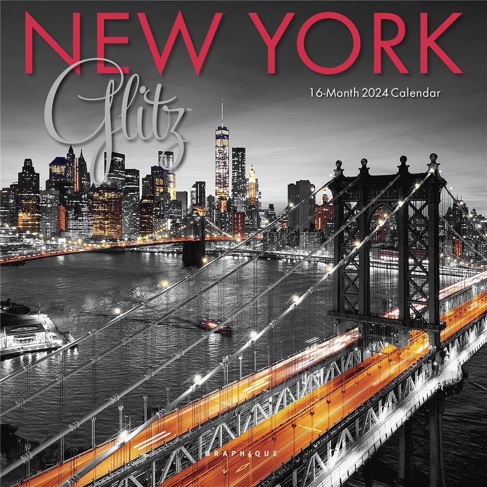 new-york-glitz-2024-mini-wall-calendar