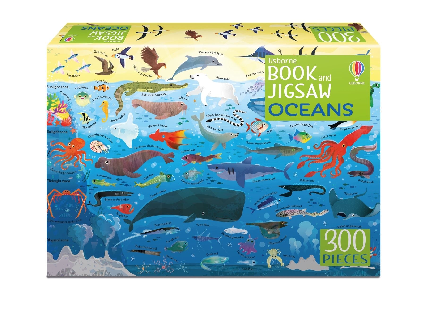 OCEANS USBORNE BOOK AND JIGSAW
