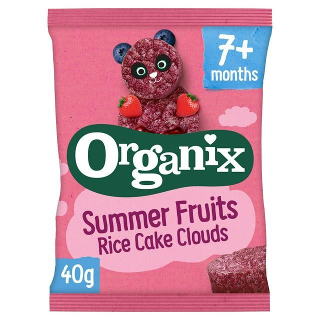 ORGANIX - SUMMER FRUIT RICE CAKE CLOUD 40G
